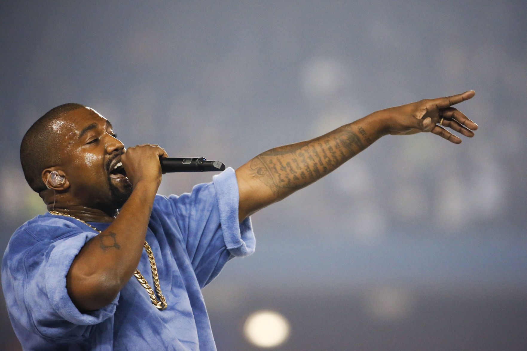 Kanye West records an album in Wyoming